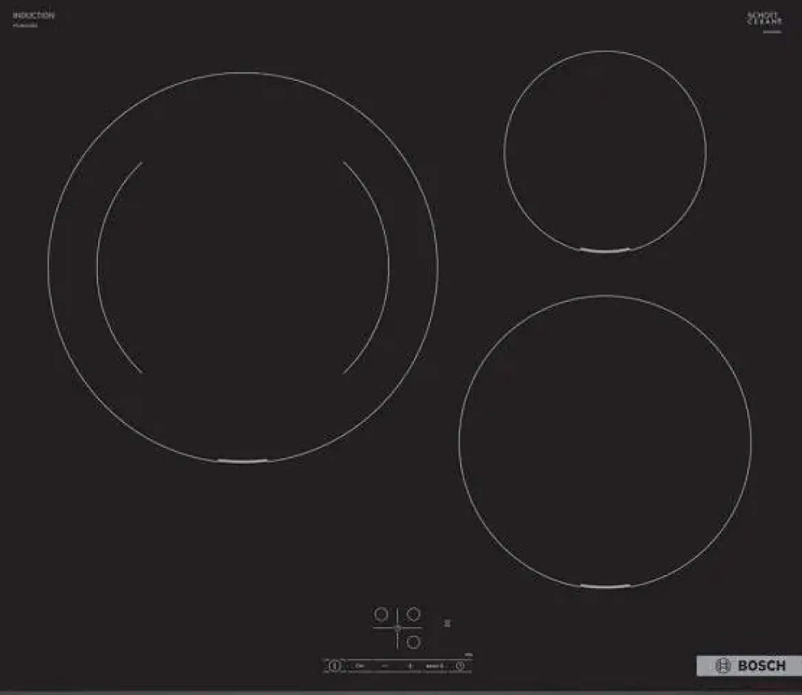 Placa Inducción BOSCH 3 Zonas 28cm TouchSelect PUJ631BB5E