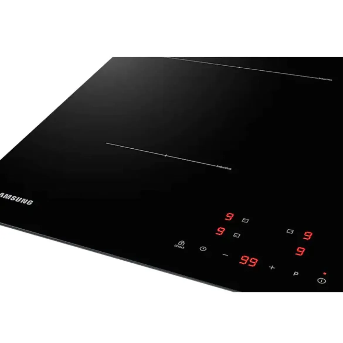 Placa Inducción SAMSUNG 3 Zonas Boost, Touch Control NZ63T3706A1