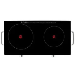 Placa Vitrocerámica Doble Orbegozo 2800W Inox PCE6000