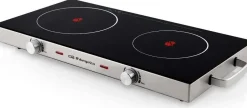 Placa Vitrocerámica Doble Orbegozo 2800W Inox PCE6000