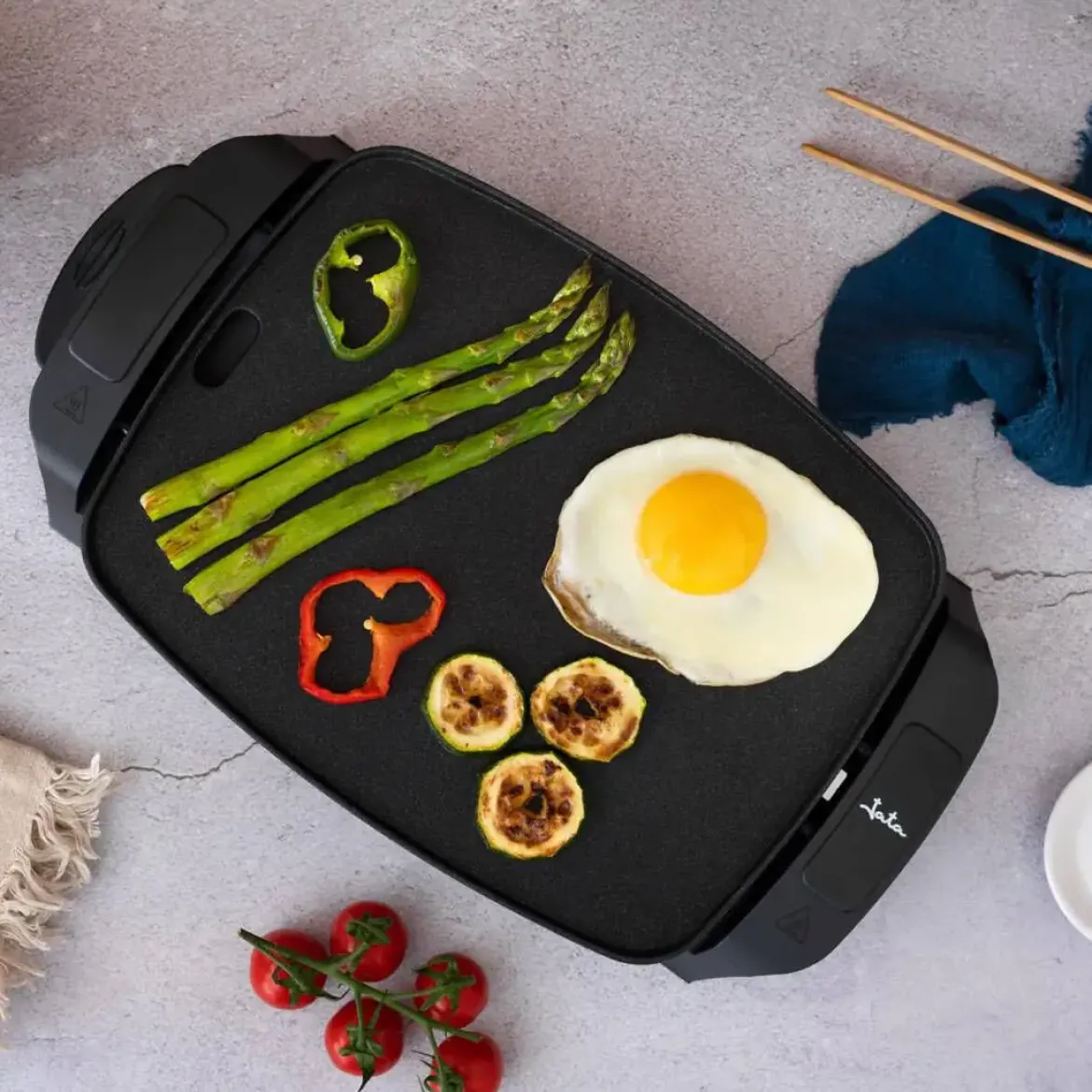 Plancha Asar Jata 1000W GR205 JATA GR205