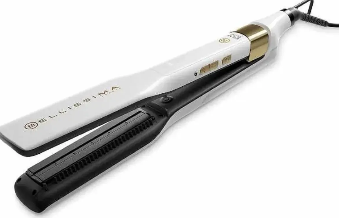 Plancha Bellissima Steam Elixir Cerámica Argán Vapor 11808
