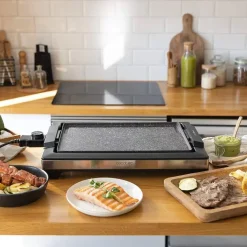 Plancha de Asar Eléctrica InoxStone Antiadherente TASTY&GRILL 2000