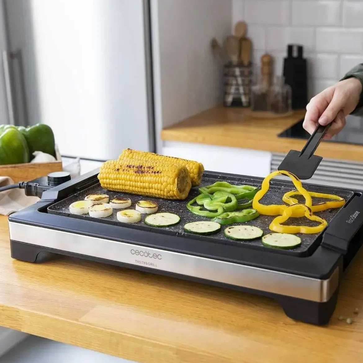 Plancha de Asar Eléctrica InoxStone Antiadherente TASTY&GRILL 2000