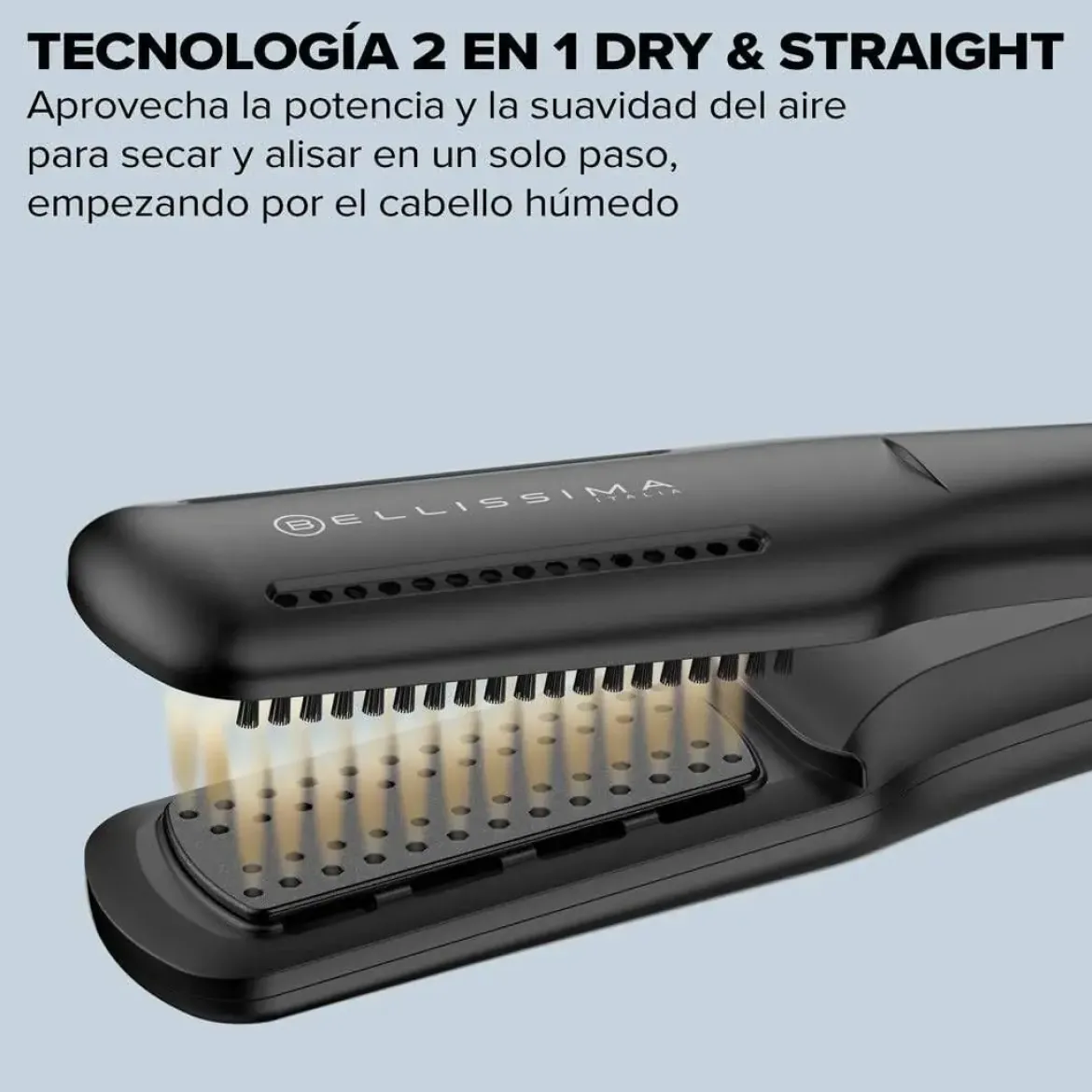 Plancha de Pelo Bellissima Airsleek Secado y Alisado con Aire 11967
