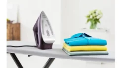 Plancha de Vapor Braun 3100W con Suela Cerámica y Vapor Vertical SI7181VI
