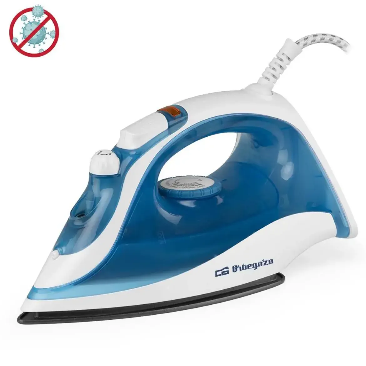 Plancha Orbegozo 2000W Cerámica Vapor SV2025
