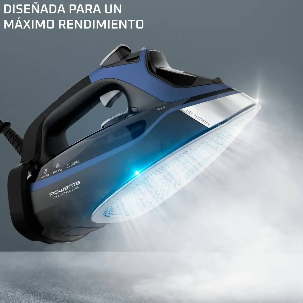 Plancha Rowenta 3000W Vapor 250g/min Microsteam DW9411D1