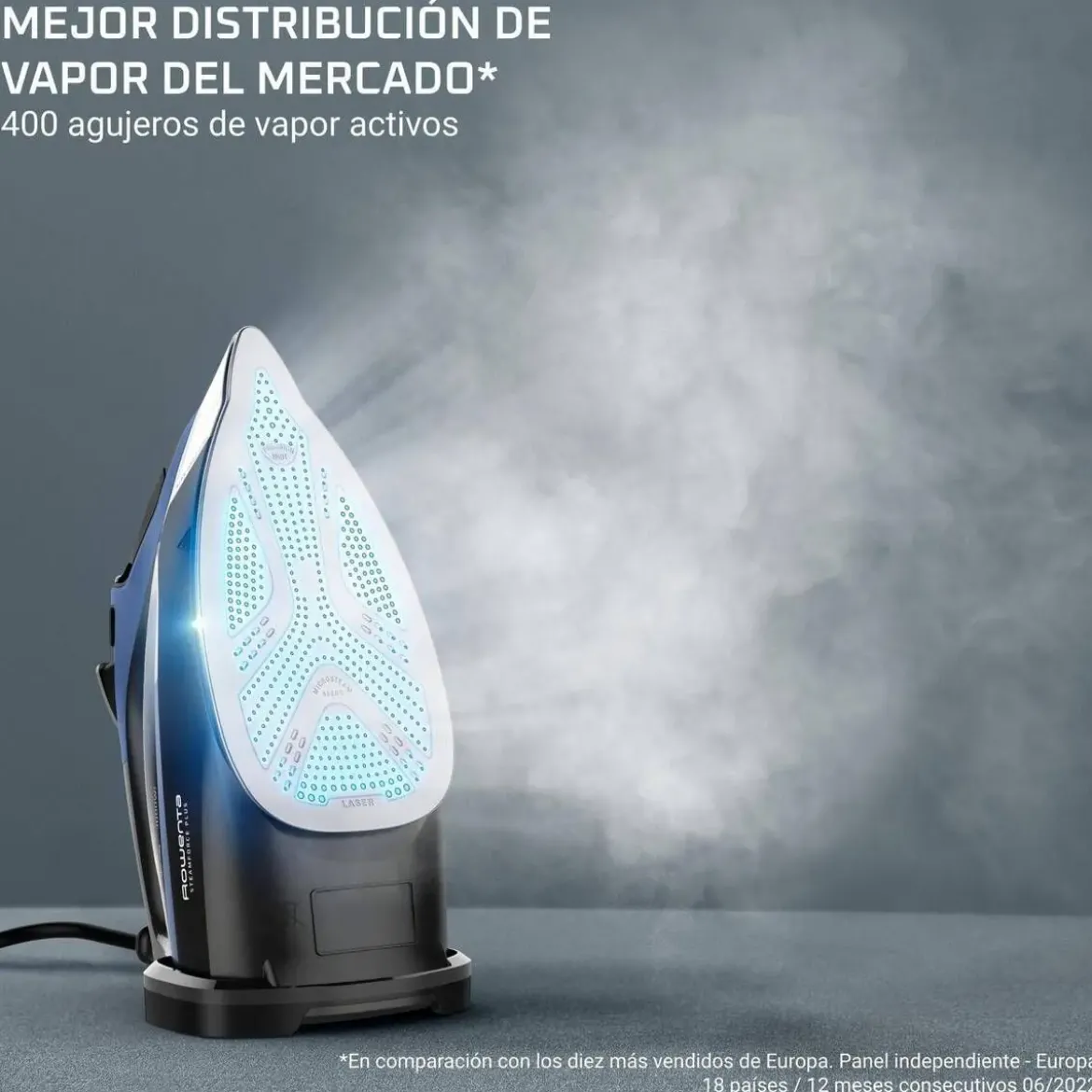 Plancha Rowenta 3000W Vapor 250g/min Microsteam DW9411D1