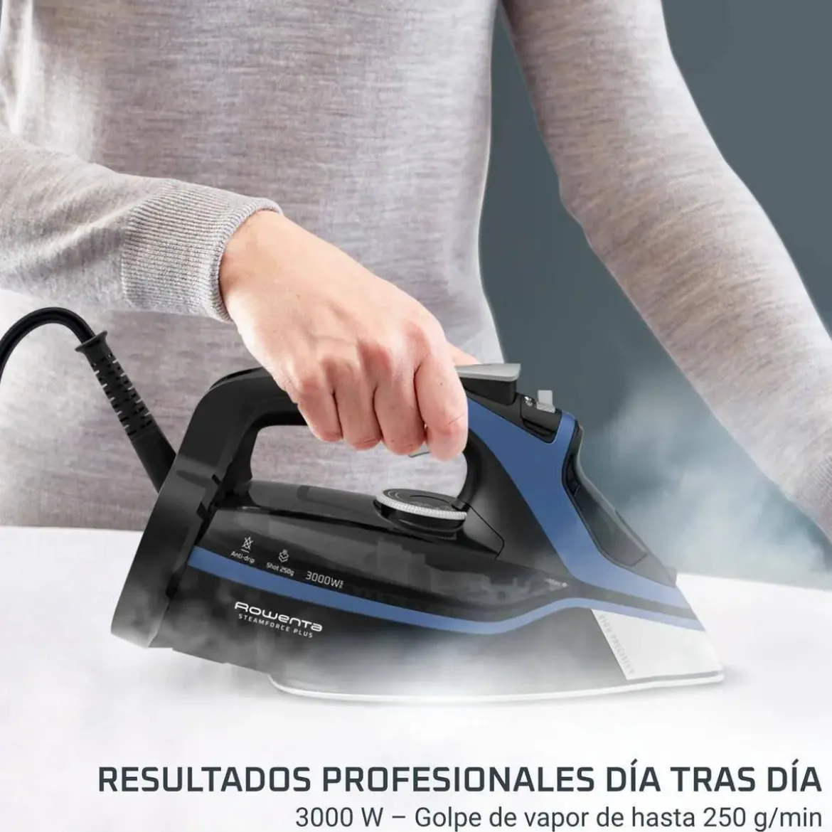 Plancha Rowenta 3000W Vapor 250g/min Microsteam DW9411D1