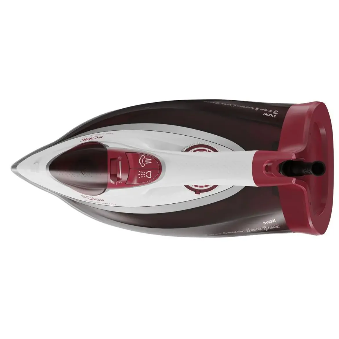 Plancha SOLAC 3100 W 30 gr Optima Relieve 3100 PV2040
