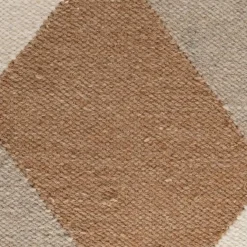 Puf Multicolor Cuadrado 80 cm en Lana y Algodón Desenfundable 614929