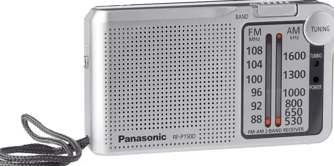 Radio Portátil Panasonic FM/AM Analógica RFP150