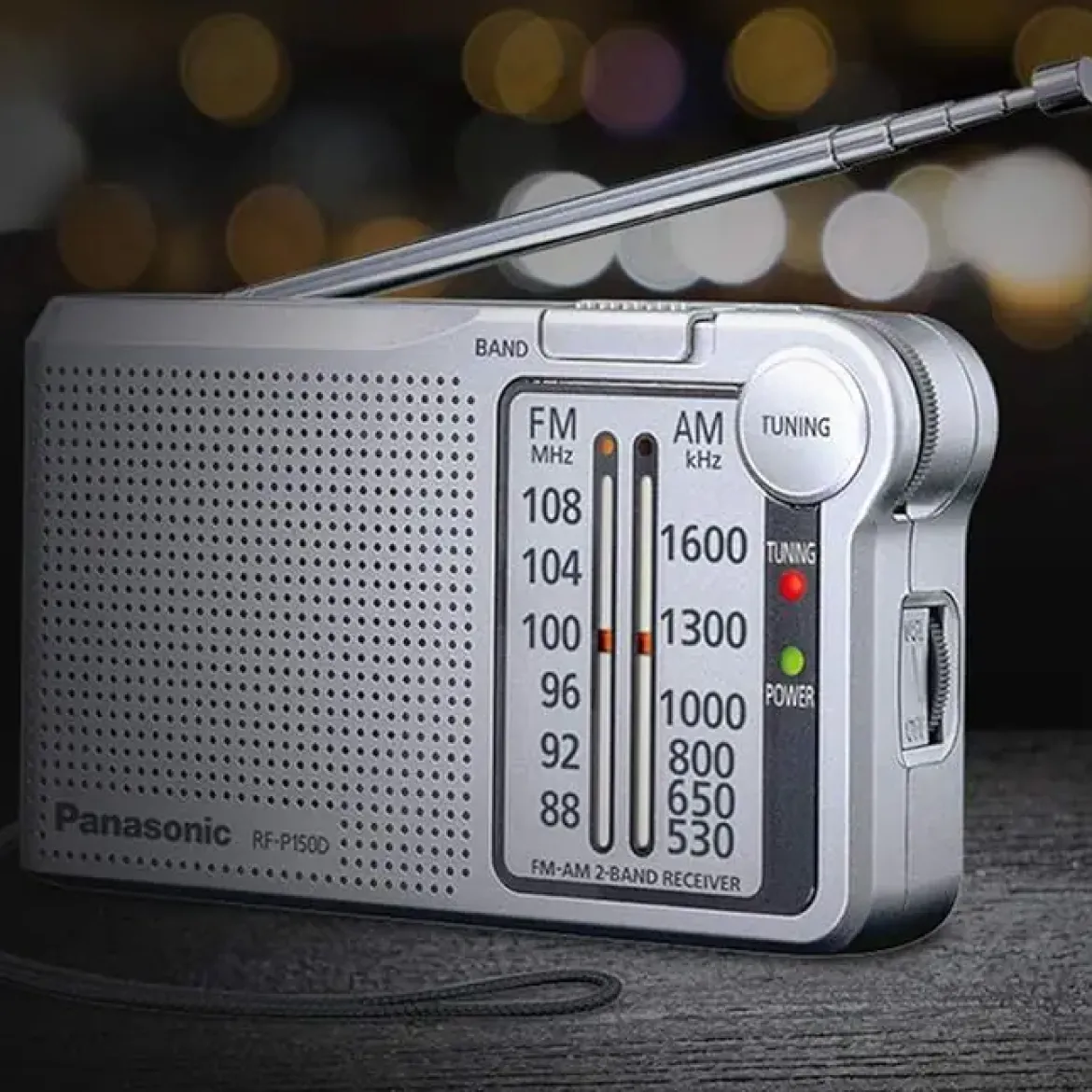 Radio Portátil Panasonic FM/AM Analógica RFP150