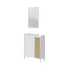 Recibidor con Espejo en Blanco Artik/ Natur ETHNA 0E6748A