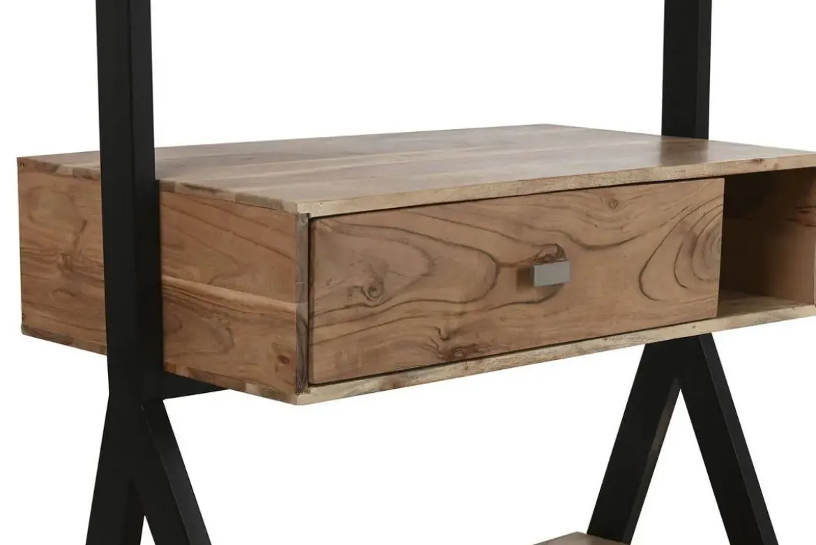 Recibidor de Madera Acacia-Metal 80x200 cm NaturalMB-214722
