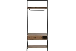 Recibidor de Madera Acacia-Metal 80x200 cm NaturalMB-214722