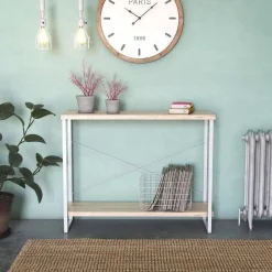 Recibidor de Madera de color Blanco TALINE 10330132