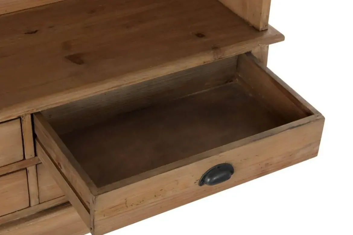 Recibidor de Pino Reciclado Natural 124 cm MB-182069