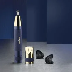 Recortadora Nariz/Orejas BaByliss Gold & Navy E112E