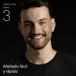 Recortadora Todo en Uno Braun Serie 3 10 en 150 min Autonomía Negra AIO3560
