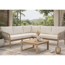Rinconera de Jardín en Madera de Acacia MB-224565