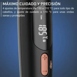 Rizador de Pelo con 3 Tamaños de Ondas Rowenta TWIST CURL CF4620