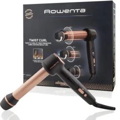 Rizador de Pelo con 3 Tamaños de Ondas Rowenta TWIST CURL CF4620