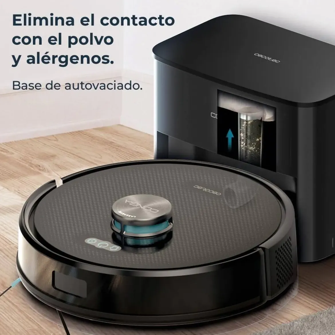 Robot Aspirador con Autovaciado y Fregado CONGA Y70 CECOTEC A01_EU01_114521