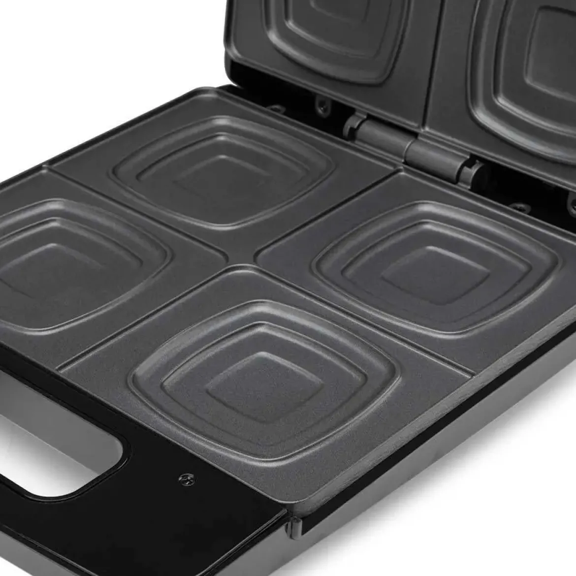 Sandwichera Eléctrica Antiadherente 1400W Acabado Inox SW7150