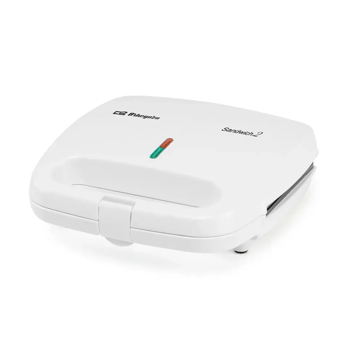 Sandwichera Orbegozo Antiadherente 700W Blanca SW4915