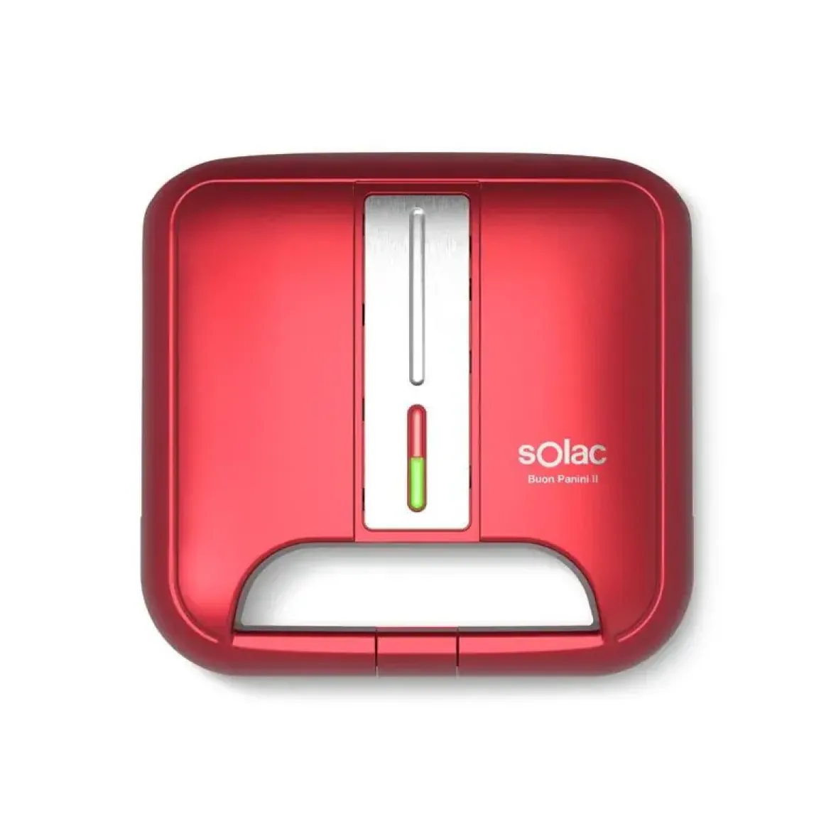 Sandwichera SOLAC 2 Cavidades Roja Buon Panini IISD5058