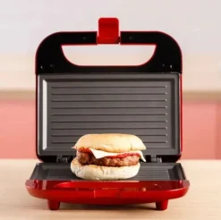 Sandwichera SOLAC 2 Cavidades Roja Buon Panini IISD5058