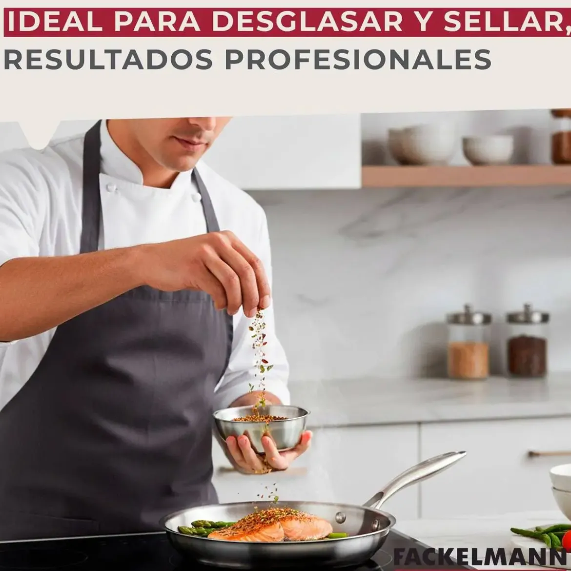 Sartén de Cocina Inox Profesional 28 cm VITA3 66272