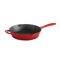 Sartén de Hierro Fundido Esmaltado Roja 25 cm TRAMONTINA 31700205