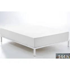 Sábana Bajera Ajustable Color Blanco Cama de 105