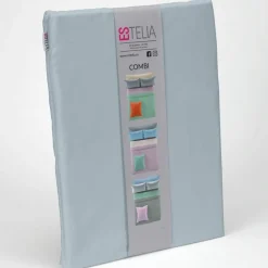 Sábana Bajera Ajustable Color Plata Cama de 150