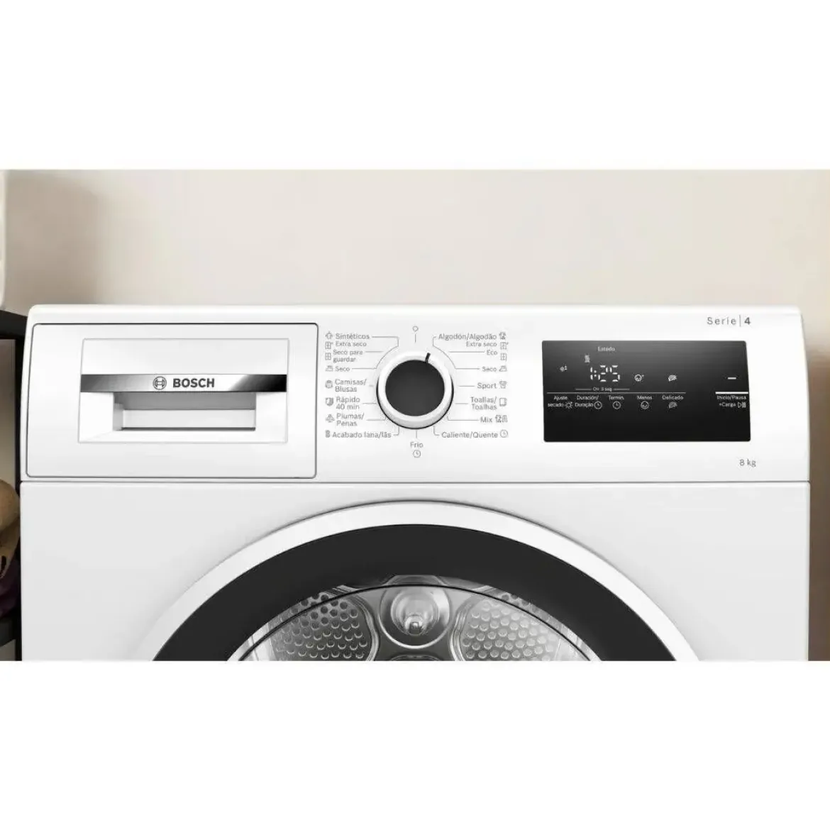Secadora con Bomba de Calor 8 Kg 60 cm BOSCH WTR83200ES