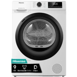 Secadora de Bomba de Calor 9 kg Clase C HISENSE DHQE900UWDC