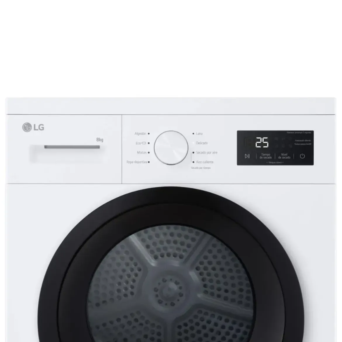 Secadora LG 8 kg Bomba Calor Clase D RHA1008NWK