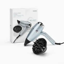 Secador Babyliss 2100W Gris Difusor Hydro Fusion D773DE