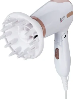 Secador de pelo JATA viaje 1200W plegable difusor blanco SC47B