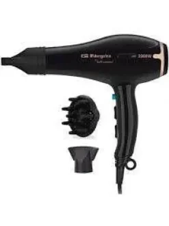 Secador Orbegozo 2200W 2 velocidades 3 temperaturas aire frío SE2206