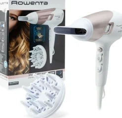 Secador ROWENTA Pelo 2100 W Studio Dry con Difusor Blanco CV5830F0