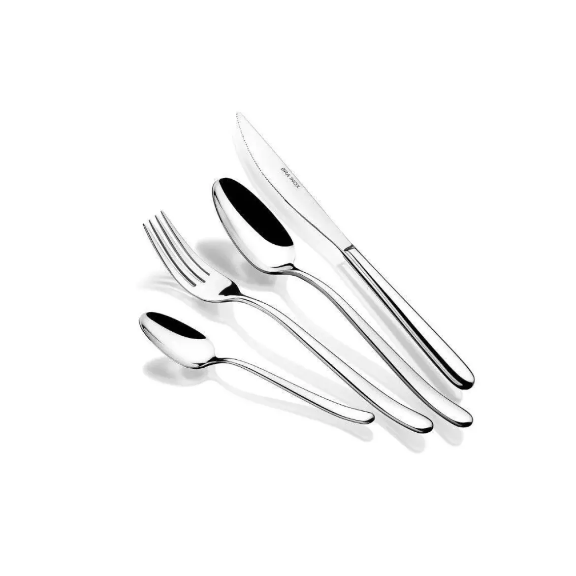 Set 24 cubiertos con Cuchillo Chuletero NAPOLI