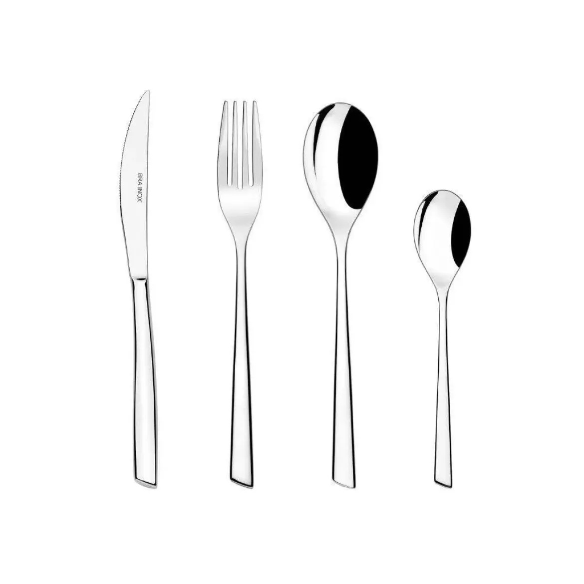 Set 24 cubiertos con Cuchillo Chuletero BARI