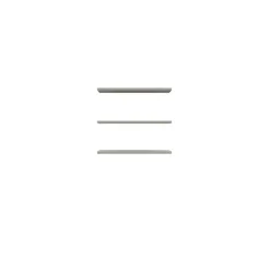 Set de 3 Estantes de 72,7 cm de Melamina para Armario DLFD72-A18