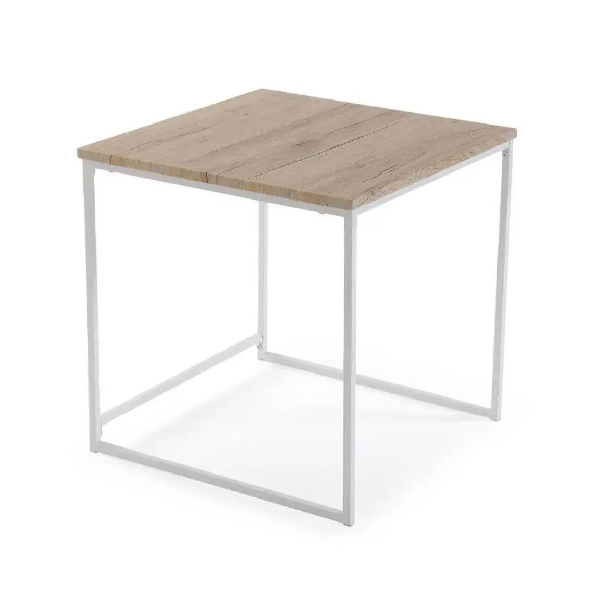 Set de 2 Mesas Nido con Patas de Metal Blancas 10330161