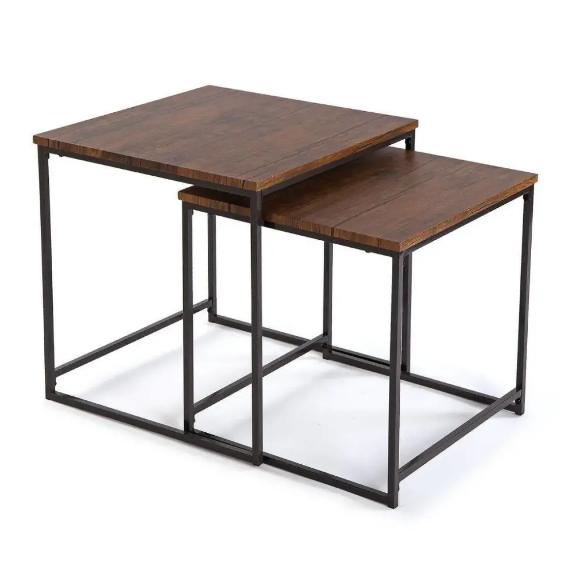 Set de 2 Mesas Nido con Patas de Metal 10330162