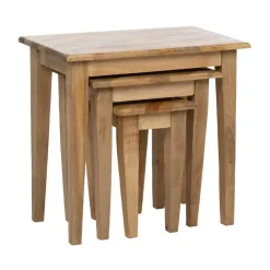Set de 3 Mesitas de Madera de Mango 613009